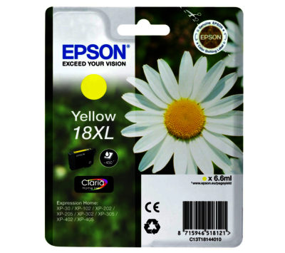 EPSON Daisy T1814 XL Yellow Ink Cartridge EPSON Daisy T1814 XL Yellow Ink Cartridge
